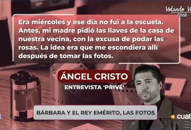 Ángel Cristo habla sobre Bárbara Rey y Juan Carlos.