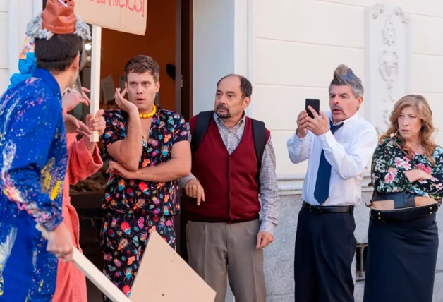 Nacho Guerreros en una escena de 'La que se avecina'.