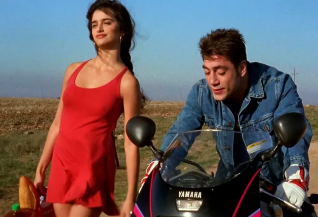 Penélope Cruz y Javier Bardem en la película 'Jamón, Jamón'.