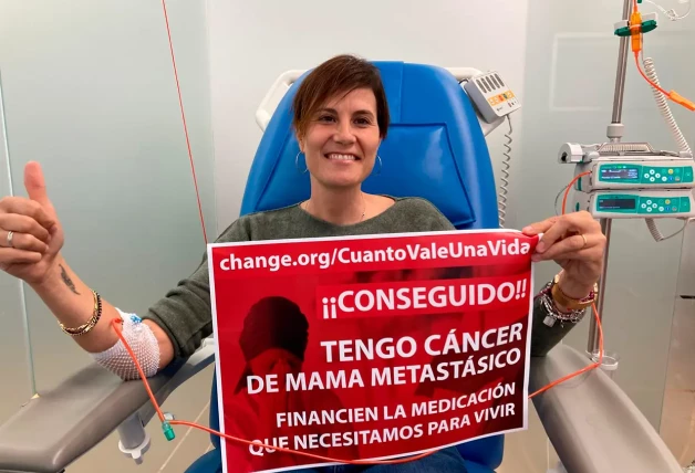 Victoria Rodrigo, afectada de cáncer de mama metastásico