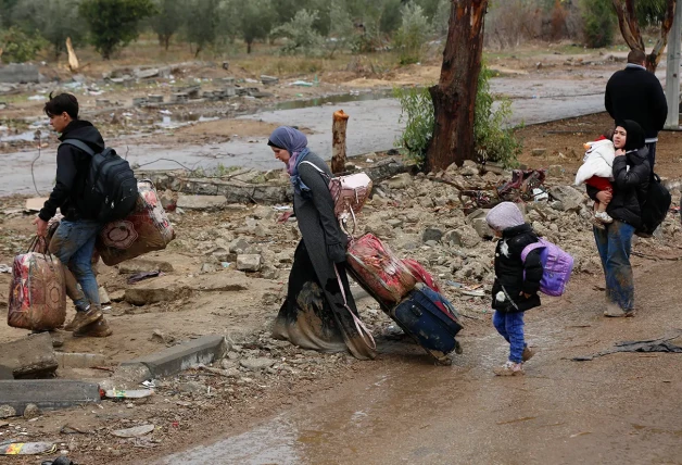 Los palestinos han tenido que abandonar sus hogares en la Franja de Gaza.