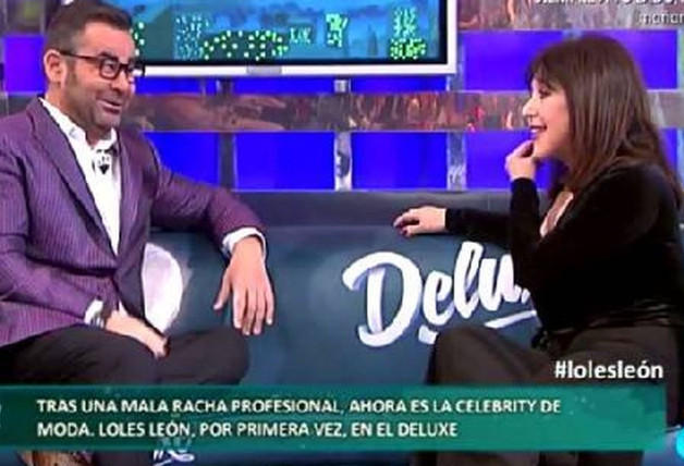 Loles León con Jorge Javier Vázquez