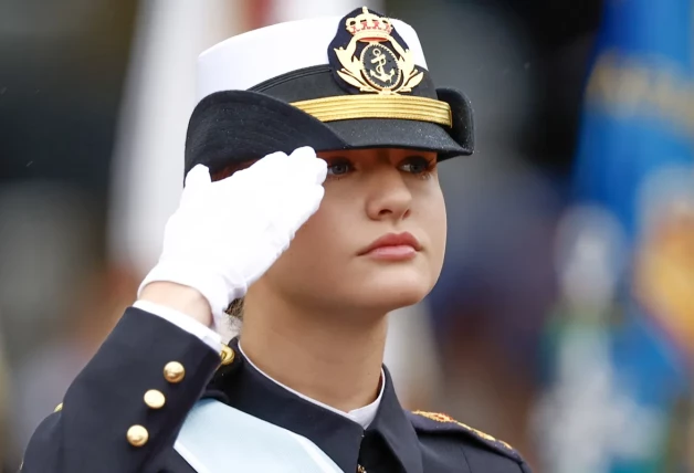 La princesa Leonor, en el día de la Hispanidad.