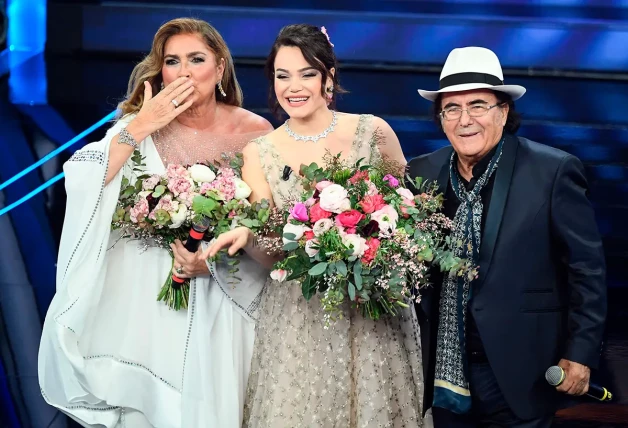 Al Bano con Romina Power y su hija Romina Carrisi.