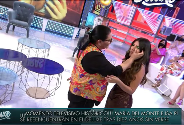 María del Monte y Isa se reencontraron en 2022. MEDIASET