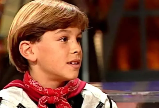 Mario Casas de niño.