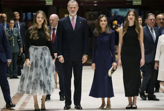 Los reyes, Felipe VI y Letizia, la princesa Leonor y la infanta Sofía, presiden el tradicional Concierto de los Premios Princesa de Asturias 2024