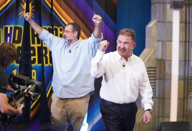 Martín Berasategui y David de Jorge en El Hormiguero