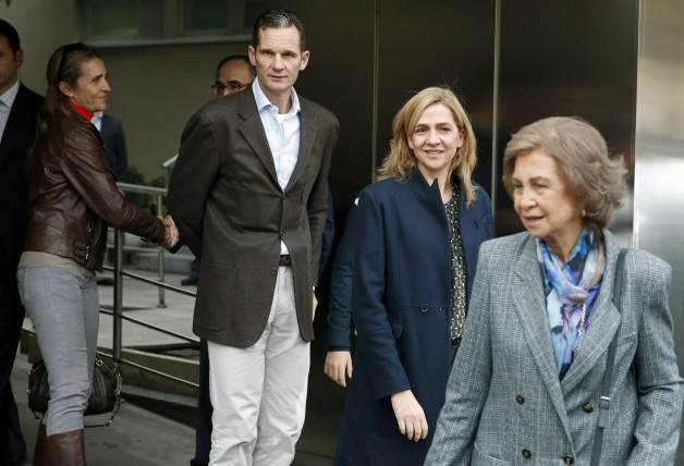 Infanta Cristina, Iñaki Urdangarin y doña Sofía