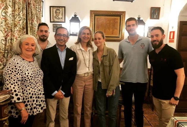 Juan Valentín Urdangarin con su familia