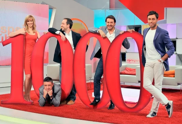 La presentadora Susanna Griso y sus compañeros celebraron recientemente los 1000 programas de 'Espejo Público'.