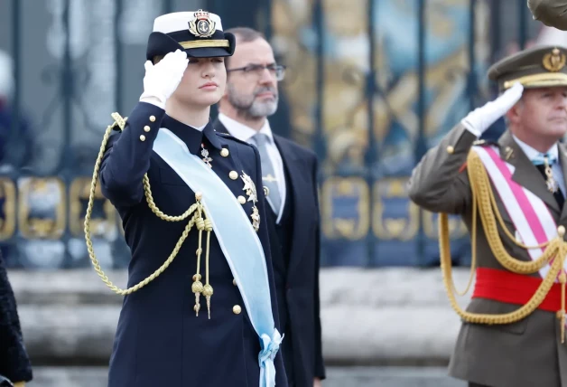 Princesa Leonor en la Pascua Militar 2025