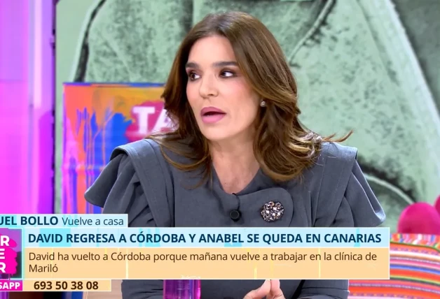 Raquel Bollo reaparece en televisión en TardeAR hablando de la relación de Anabel Pantoja.y David Rodríguez.