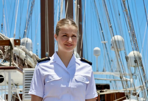 La princesa Leonor en Salvador de Bahía.