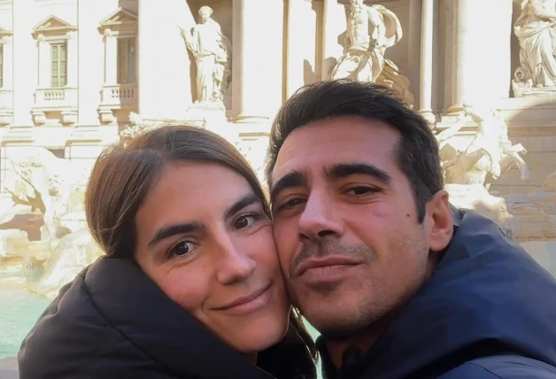 Alberto Herrera y su novia, Blanca Llandrés Parejo.