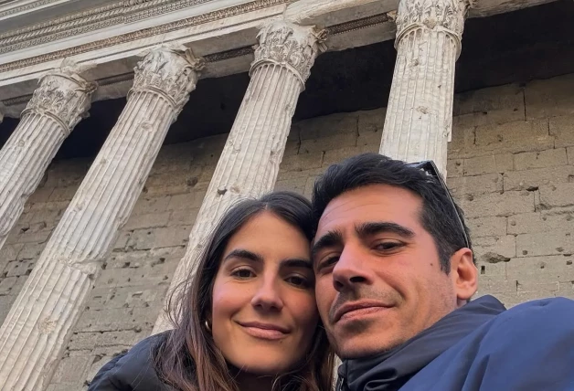 Alberto Herrera y su novia, Blanca Llandrés Parejo.