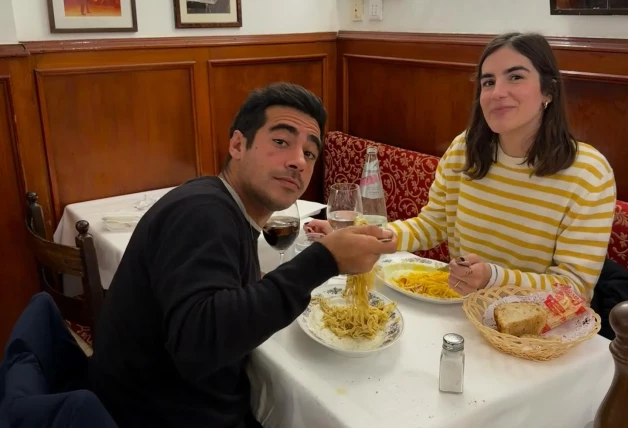 Alberto Herrera y su novia, Blanca Llandrés Parejo.