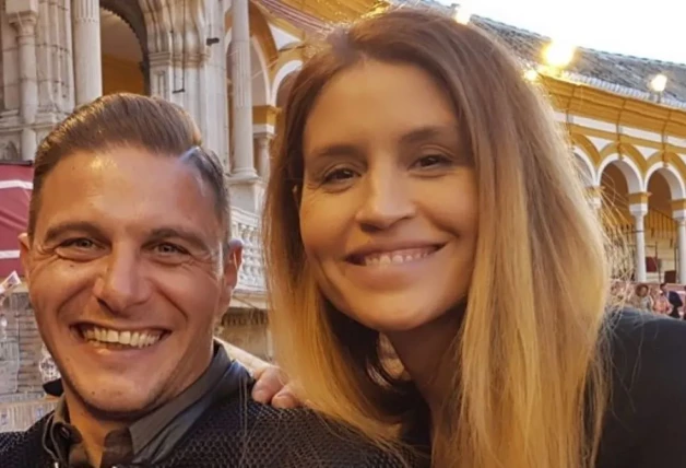 Susana Saborido y Joaquín en una imagen de redes sonrientes