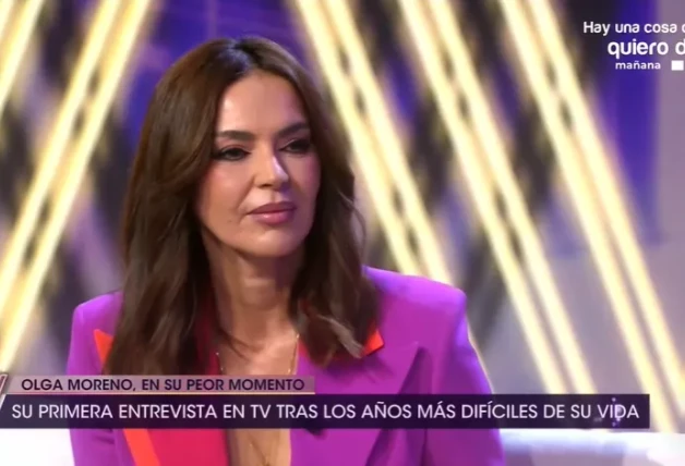 Olga Moreno en su entrevista en De Viernes