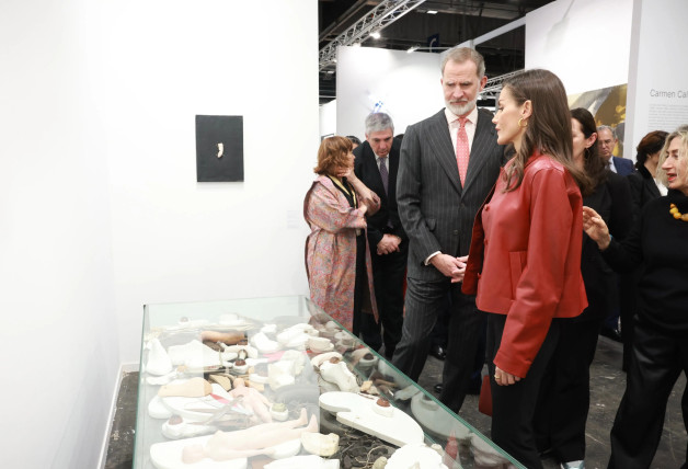 Los Reyes Felipe y Letizia en ARCO 2025