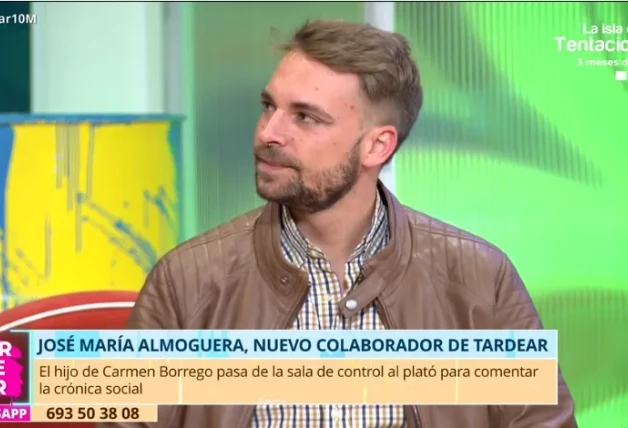 José María Almoguera en TardeAR en su primera tarde como colaborador