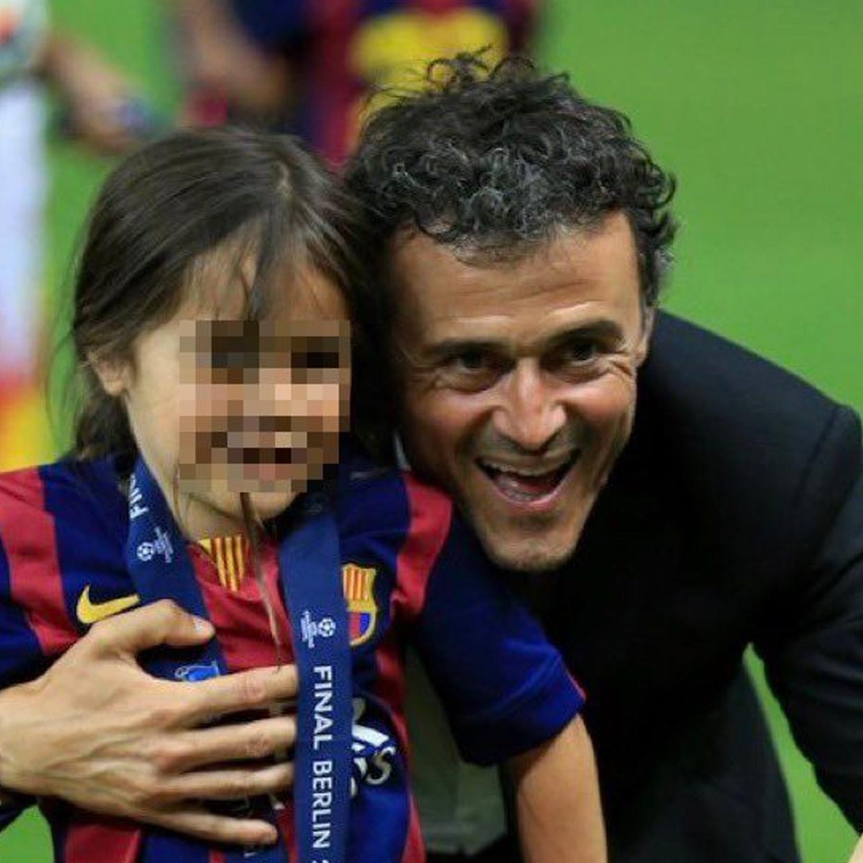 Luis Enrique estaba muy unido a la pequeña Xana (Redes)