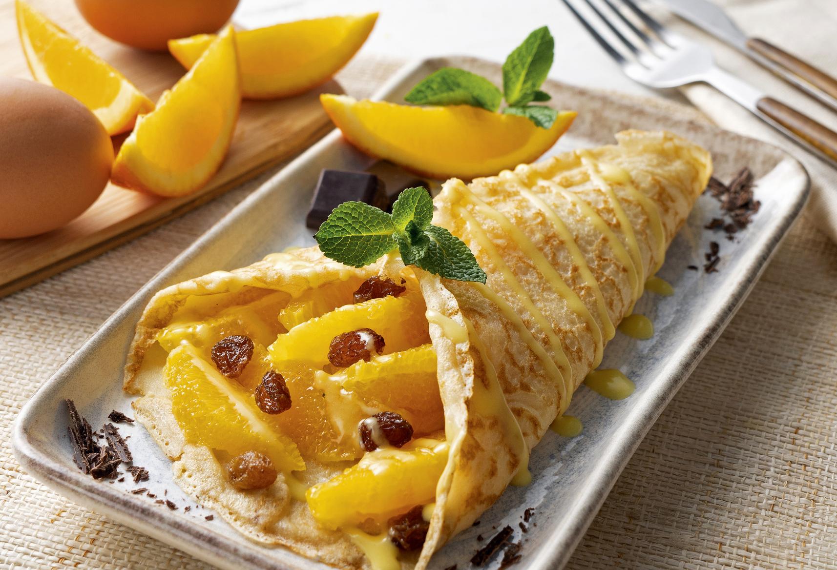 Crepes de naranja