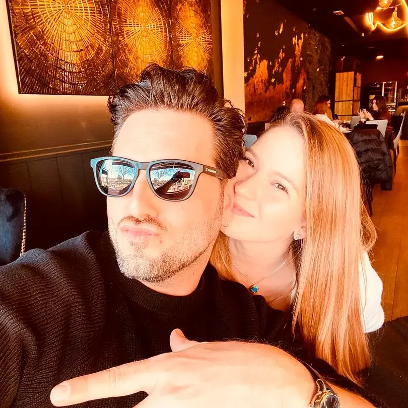 David Bustamante y su pareja Yana Olina