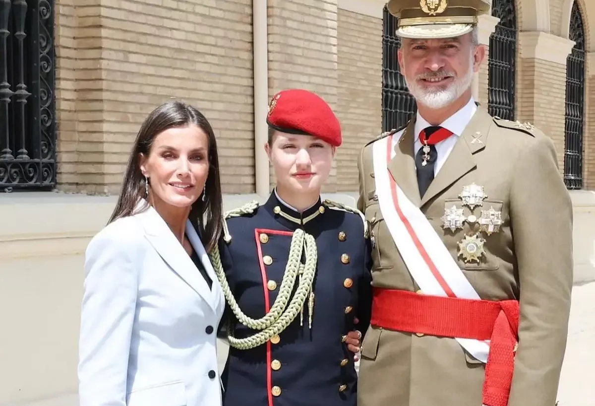 Letizia, Leonor y Felipe VI