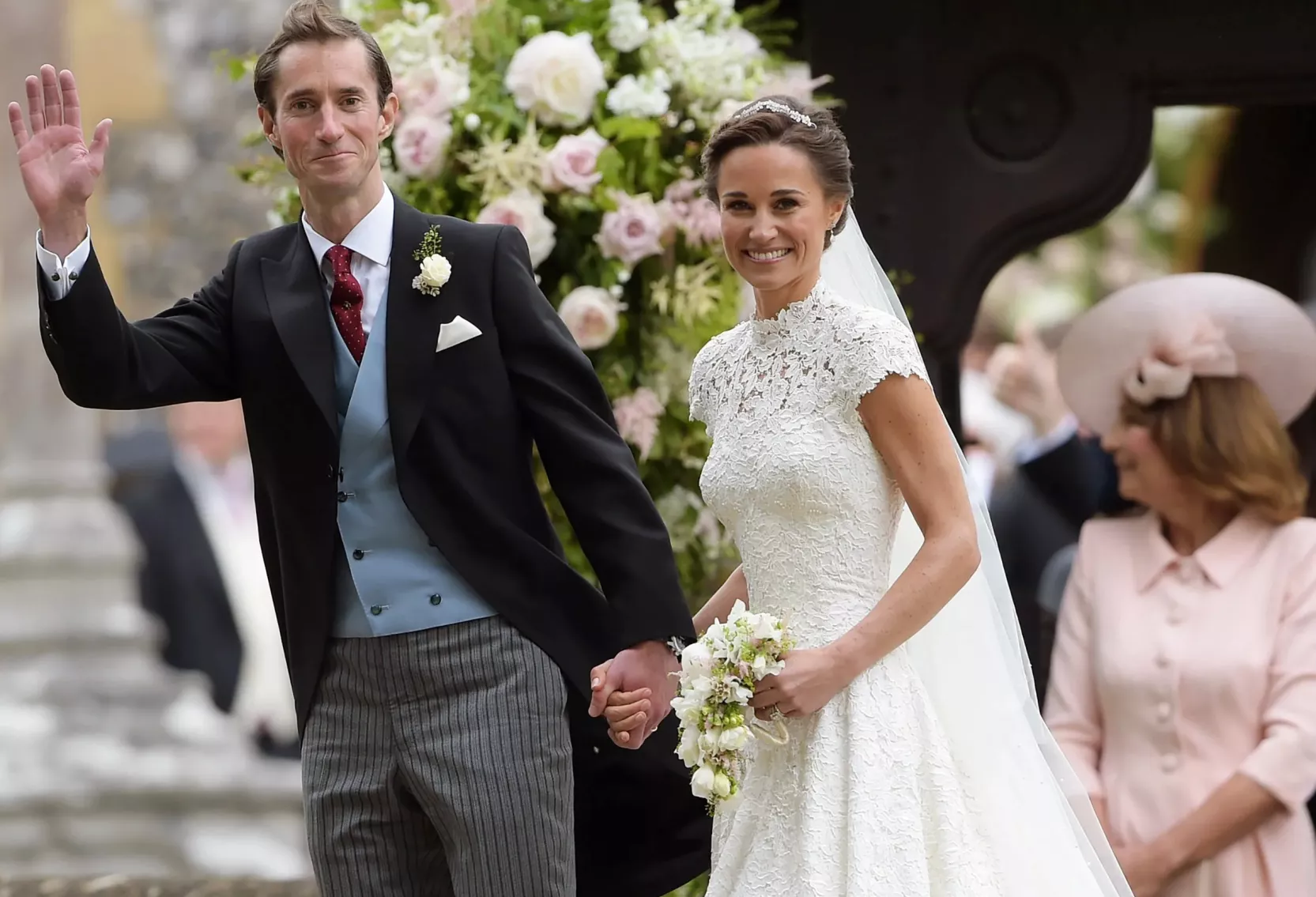 Pippa Middleton, en su boda con James Matthews.