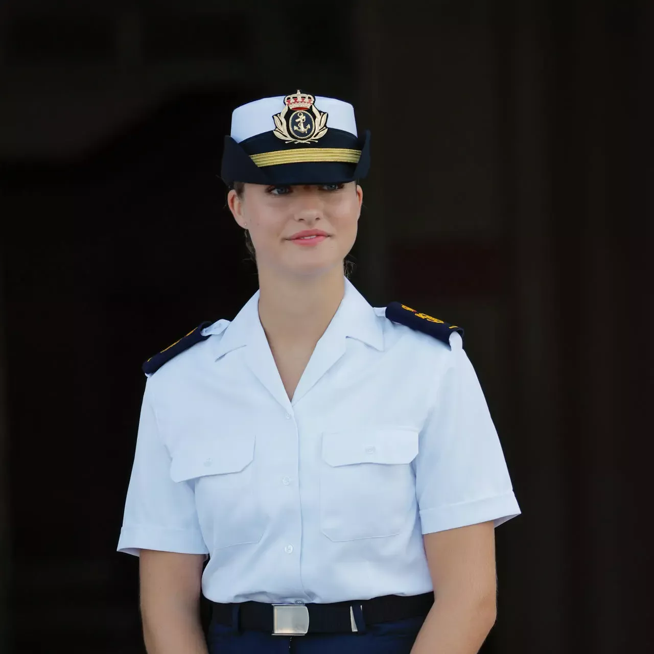 Leonor en la escuela naval de marín