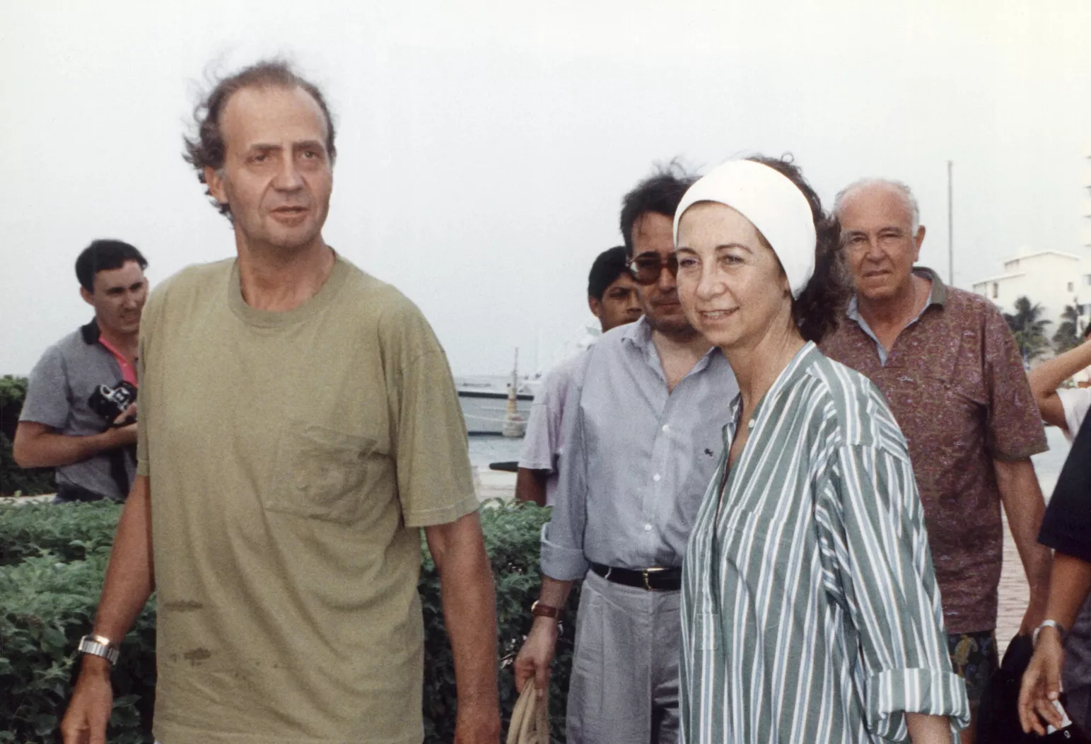 Juan Carlos I y Sofía, en el verano de 1991.