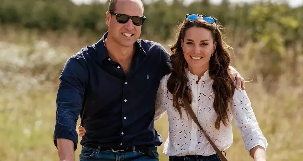 Kate Middleton y el príncipe Guillermo.