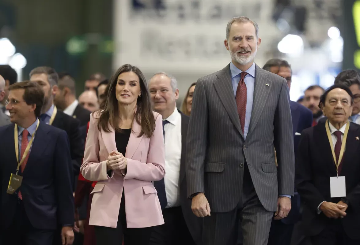 Felipe y Letizia en la inauguración de FITUR, en Madrid.