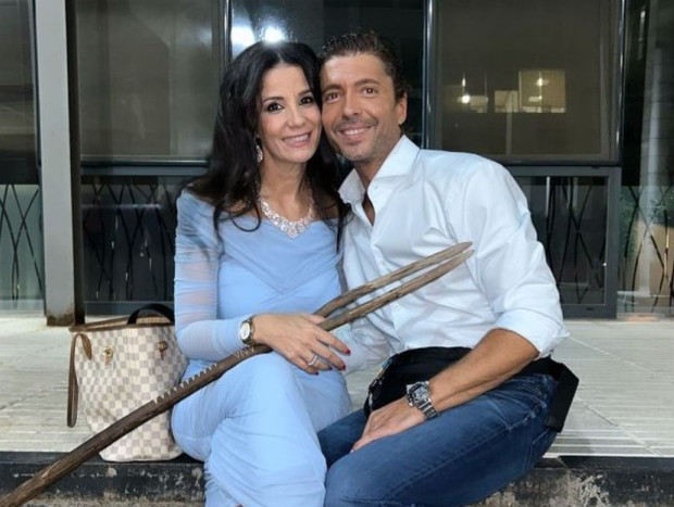 Ángel Cristo y Ana Herminia en una imagen de redes