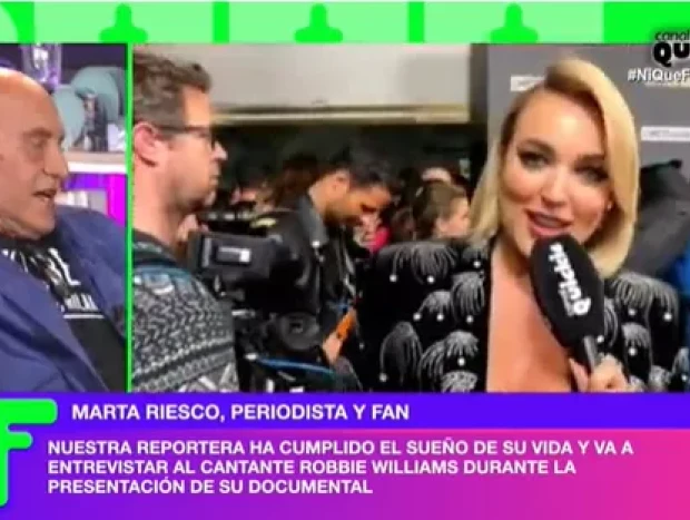 Marta Riesco entrevista a Robbie Williams