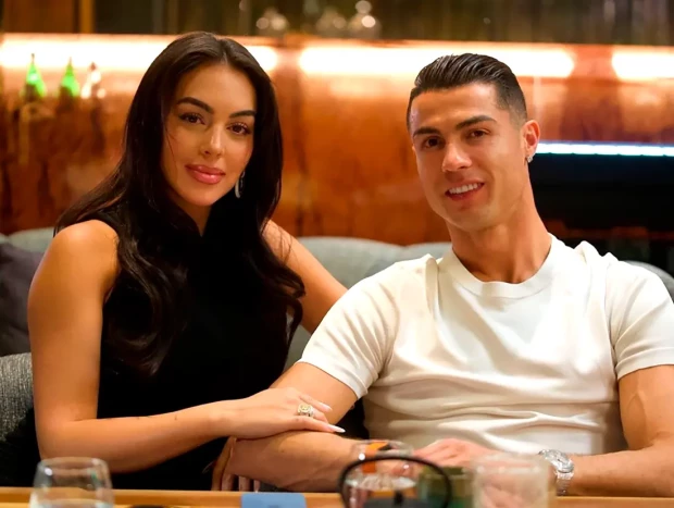 Cristiano Ronaldo con Georgina Rodríguez