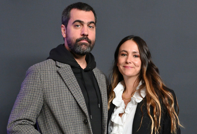 Rigoberta Bandini con su novio en el estreno de la docuserie de Alexia Putellas