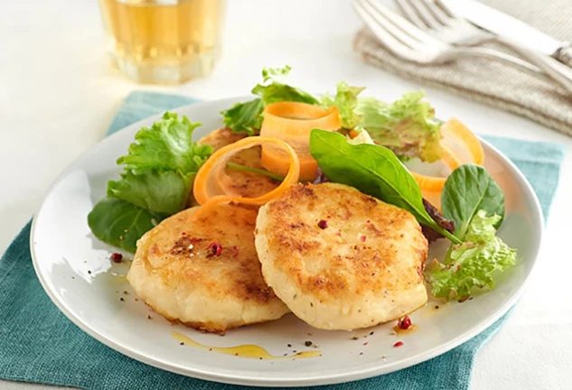 Tortitas de coliflor y patata