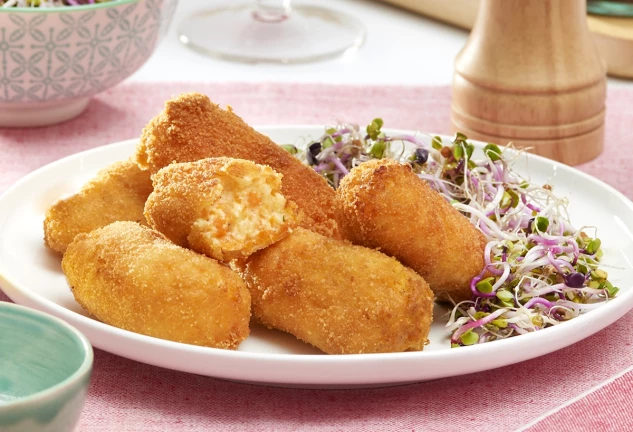 Croquetas de zanahoria y huevo