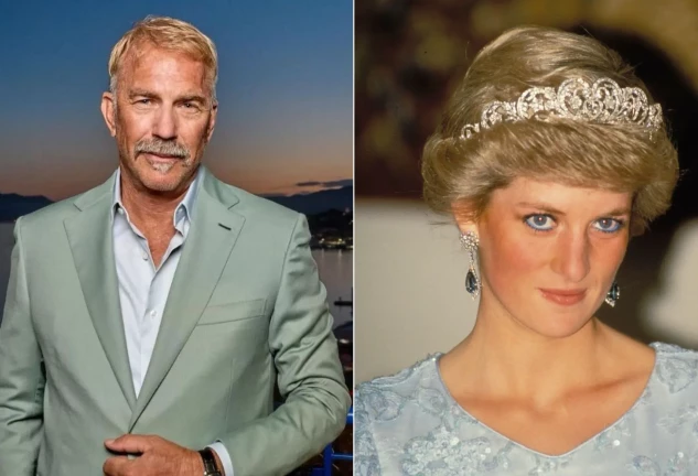 Princesa Diana y Kevin Costner