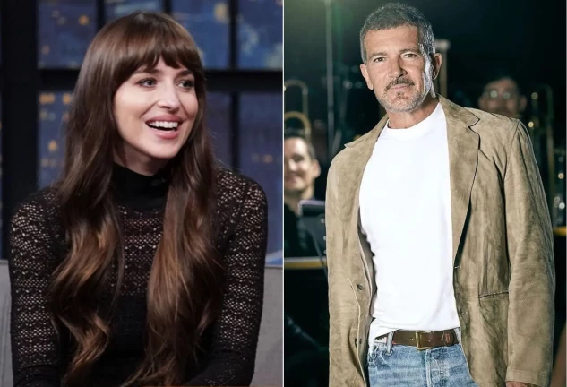 Antonio Banderas y Dakota Johnson, una relación de padre e hija