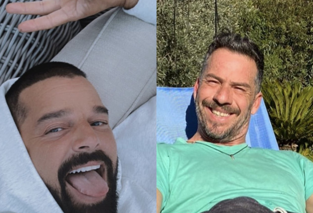 Nacho Palau y Ricky Martin