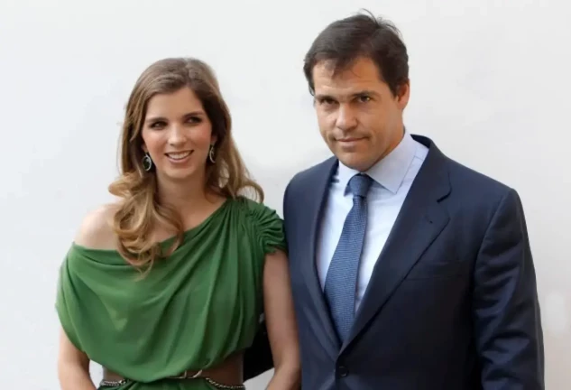 Luis Alfonso de Borbón y su mujer, Margarita Vargas.