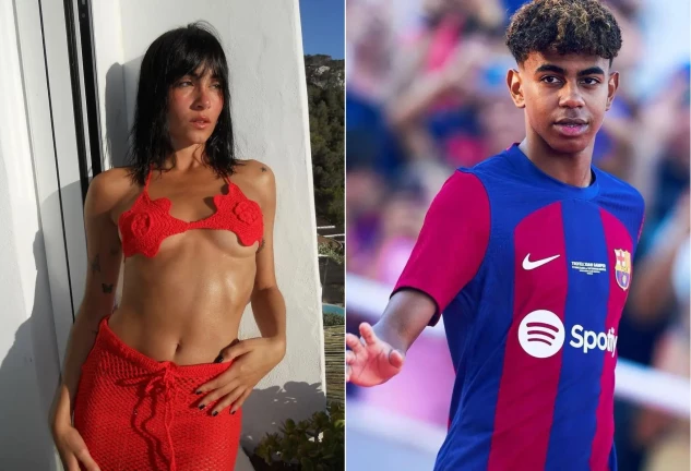 Aitana y Lamine Yamal aparecen juntos en unas fotos.