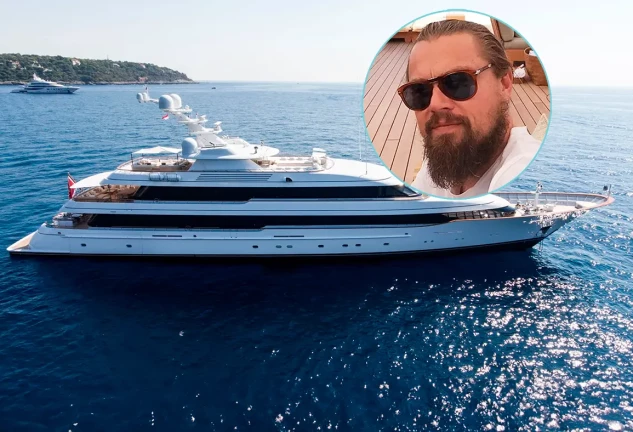 dicaprio yate