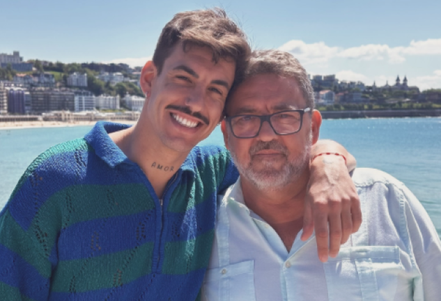 Luitingo felicita en redes a su padre con un emotivo mensaje.