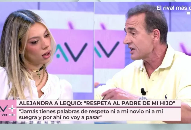 Alejandra Rubio se enfrenta a Alessandro Lequio