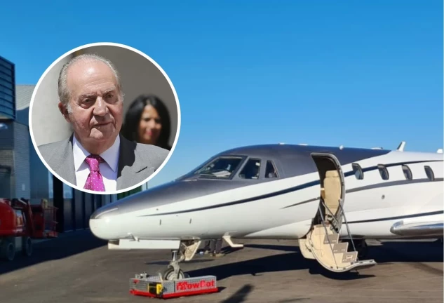 rey juan carlos jet privado cessna 560 XL