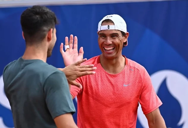 Rafa Nadal, el vídeo viral bailando con sus compañeros.